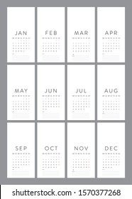 Custom Calender Template in Vector file. Size ratio 1:2. You can add your artwork on this template