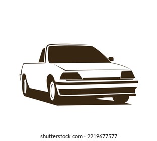 custom car design icon silhouette