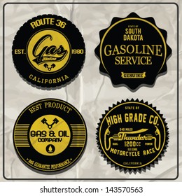 custom car and service label set