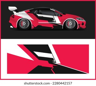 Custom Car Wrap Pattern wrap design