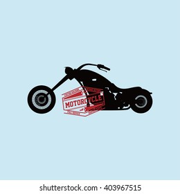 custom chopper motorcycle