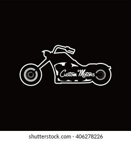 custom chopper motorcycle