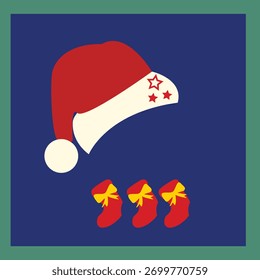 NAVIDADES PERSONALIZADAS ELEMENTOS MANO AHOGADA- GORRA Y CALCETINES