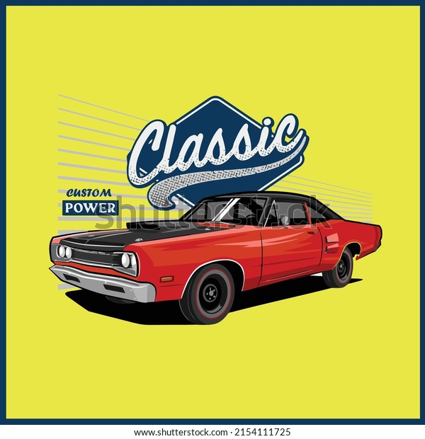 Custom Classic car a nice
poster