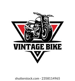 Custom Classic  Motorbike Vintage Logo Vector