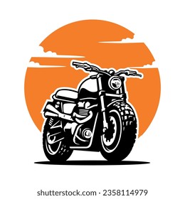 Custom Classic  Motorbike Vintage Vector