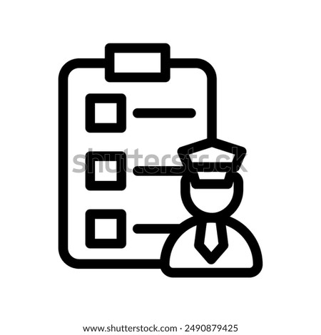 custom clearance line icon illustration vector graphic. Simple element illustration vector graphic, suitable for app, websites, and presentations isolated on white background