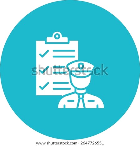 Custom clearance vector icon. Can be used for printing, mobile and web applications.