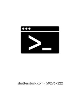 Custom coding solid icon, seo & development, browser sign, a filled pattern on a white background, eps 10.