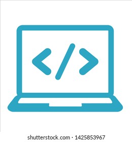 Custom coding symbol vector on the website