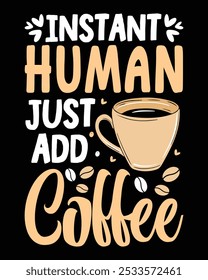 Personalizado Café T-Shirt Design Eps File