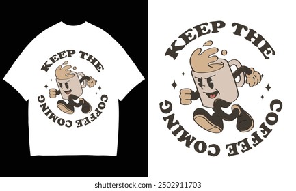 custom coffee vintage t shirt design