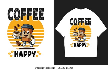 custom coffee vintage t shirt design