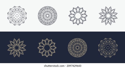 custom, creative, luxury ornament, frame, mandala, logo icon, symbol 