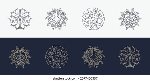 custom, creative, luxury ornament, frame, mandala, logo icon, symbol 