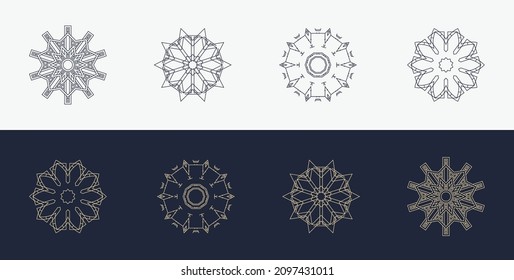 custom, creative, luxury ornament, frame, mandala, logo icon, symbol 