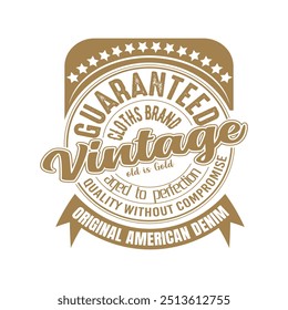 Custom Creative Stylish Original Vintage Retro Typography Brand Logotype Vector Tshirt Design Graphics And Illustration