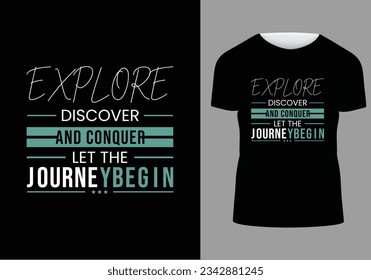 custom creative typography t-shirt design