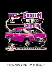 Custom Culture Hotrod Retro Design