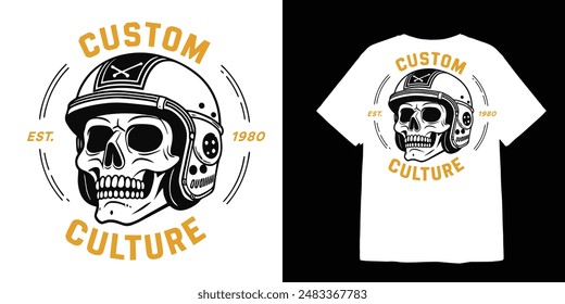 custom culture illustration for t shirt design