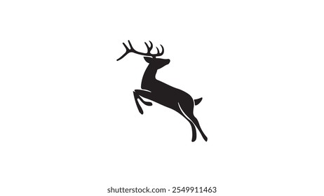 Custom Deer Icon Design for Handmade Craft Shops