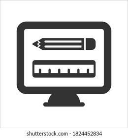 Custom Design Icon, vector graphics