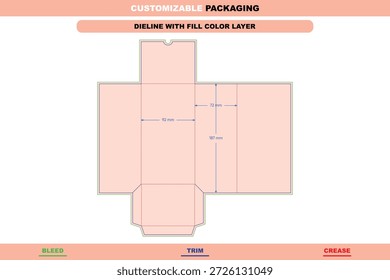 Divisor de dimensiones personalizado inserta línea de distribución para el diseño de cajas de embalaje con estructura robusta y diseño de impresión optimizado guiado por línea de troquel para paquetes de almacenamiento seguros