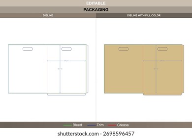 Custom dimensions envelopes folders dieline structured with vector control refining printing clarity packaging structure die line shaping ensures flap symmetry and enclosure
