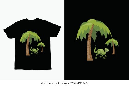 custom and dinosaur t shirt design 
