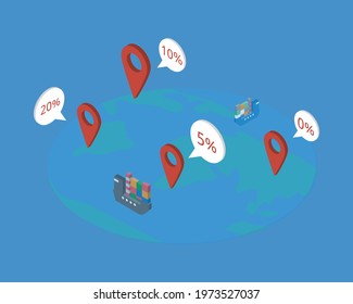 Custom Duty Fee For Freight Or Shipping To Calculate All Customs Duty And Import Tax For Custom Clearance To Pay