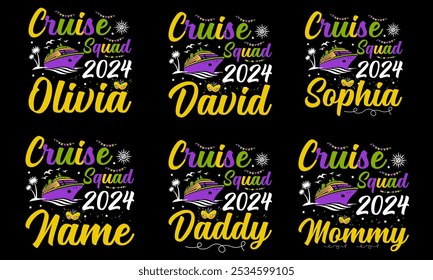 Custom Family Cruise Shirts design