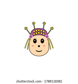custom female cartoon characters from Betawi