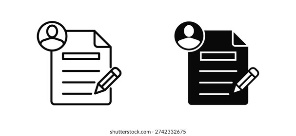 Custom Field icon set with style outline and solid. vector simple elements for design and presentation.