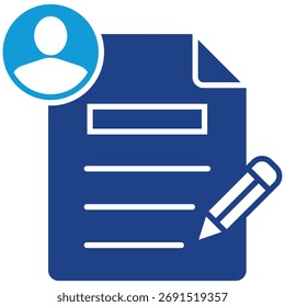 Custom Field Simple and clear vector icon illustrating an essential idea or function