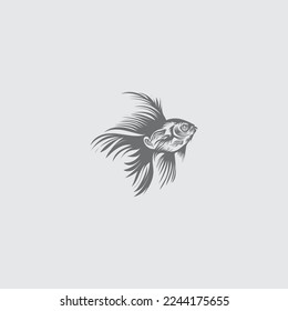 Custom fish vector art design 