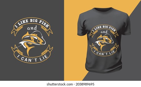 Custom Fishing T Shirt Design 