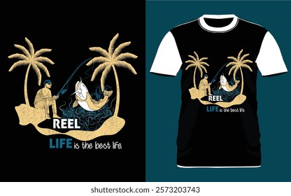 Custom Fishing T-Shirt Design and artwork