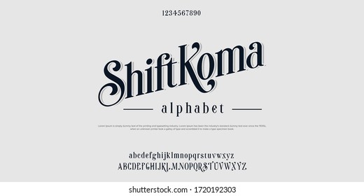 Custom font bundle script serif. - Shutterstock ID 1720192303