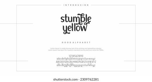 Custom font bundle script serif. Alphabet vector illustration