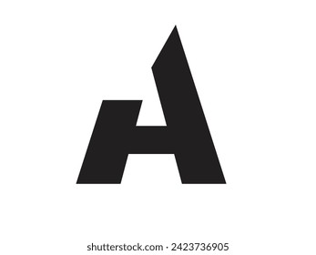 Custom Font Logo Design And White Background.