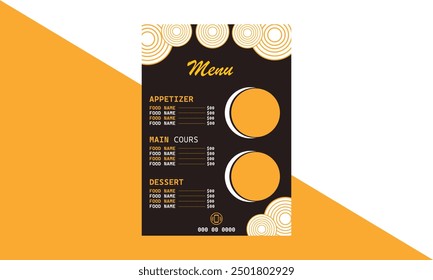 CUSTOM FOOD MENU DESIGN COLLECTION