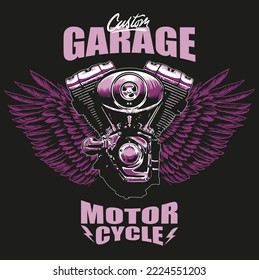custom garage motor cycle design 