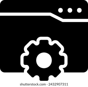 icono de glifo personalizado ilustración vectorial