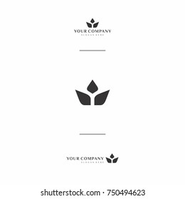 Custom graphic design flower plants minimalist