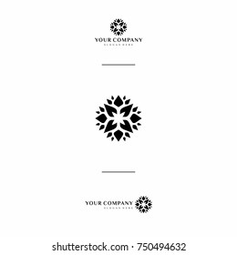 Custom graphic design flower plants minimalist