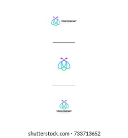 CUSTOM GRAPHIC DESIGN MOTH AND BUTTERFLY WHIT STYLE MONO LINE.