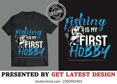 Custom Graphic Fishing Related T-shirt Design
