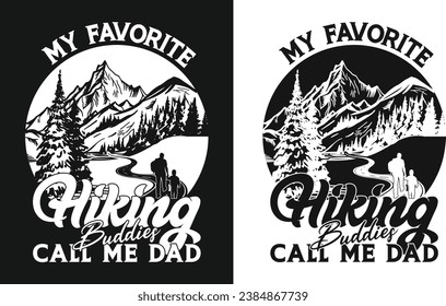 Custom Hiking Outdoor Camping T-shirt Design