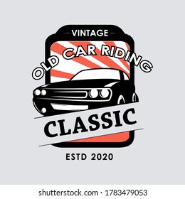 Custom Illustration Design Old Car