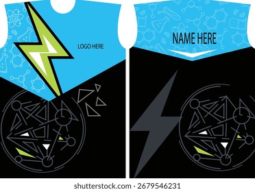 Ilustração personalizada do vetor da cor do projeto de Jersey